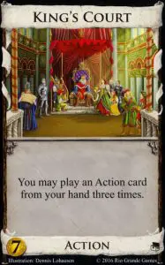 King's court dominion card